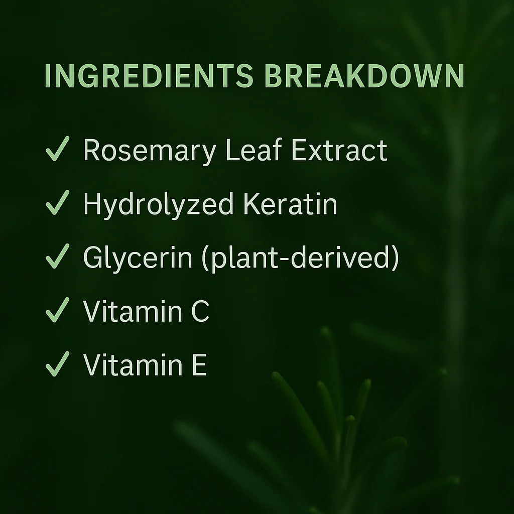 Organic Rosemary Hair Growth Shampoo